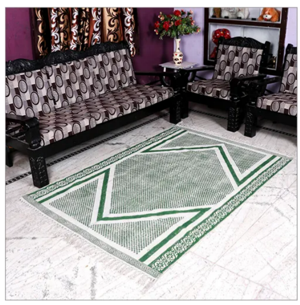 Drawing Room Area Cotton Rug - Image 2