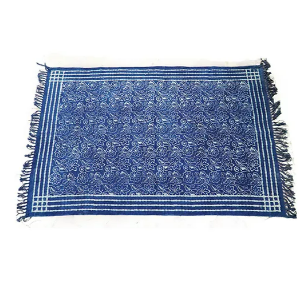 Hand Block Cotton Rug