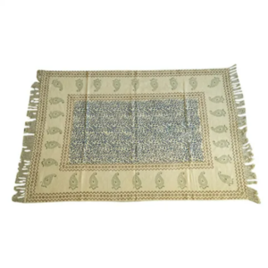 Hand Block Print Cotton Rug