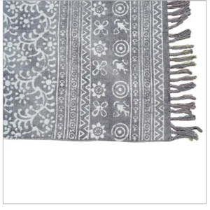 Heavy Printed Hand Woven Rug
